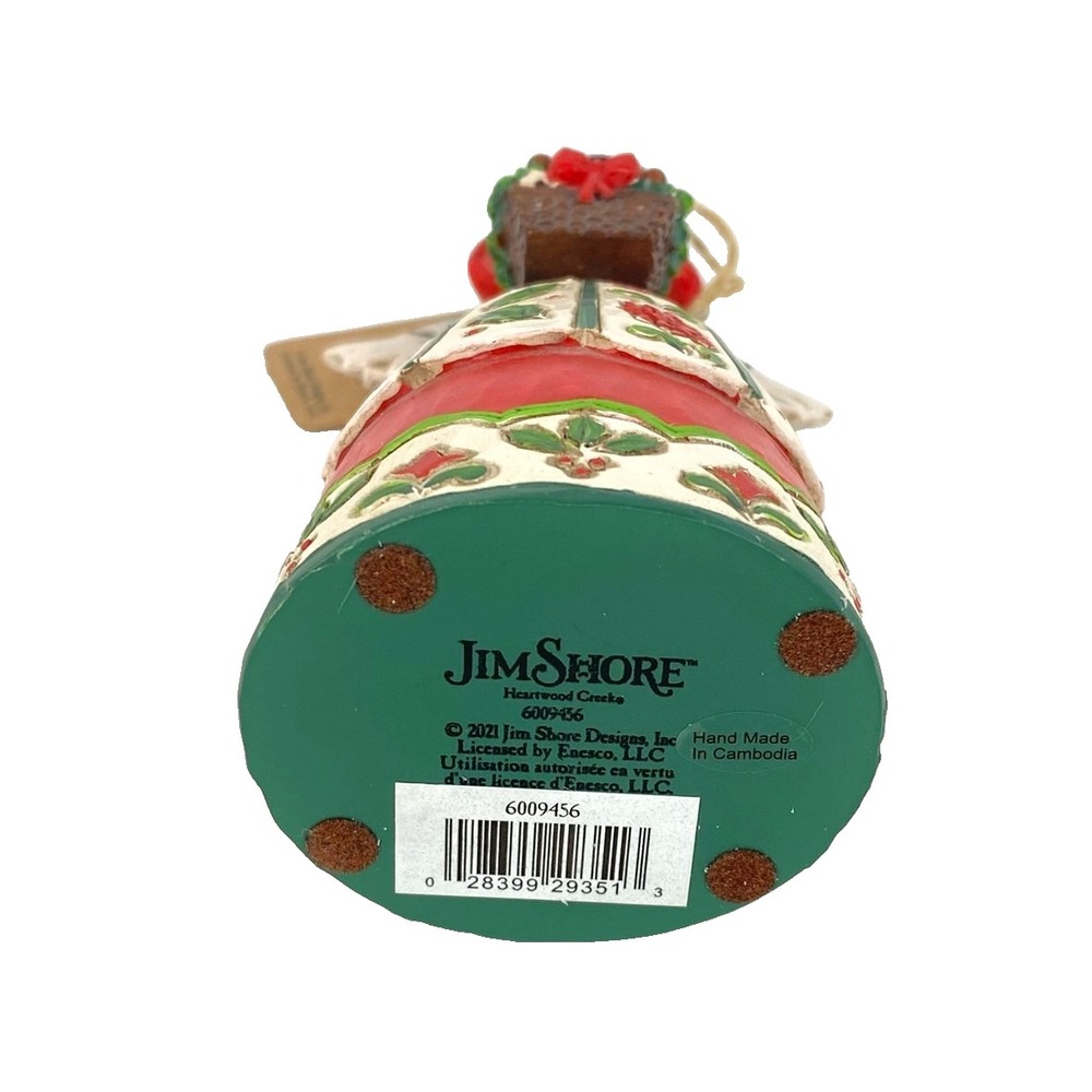Jim Shore Floral Angel Christmas Tree Ornament w Box 6009456 RARE Collectible - Picture 7 of 7
